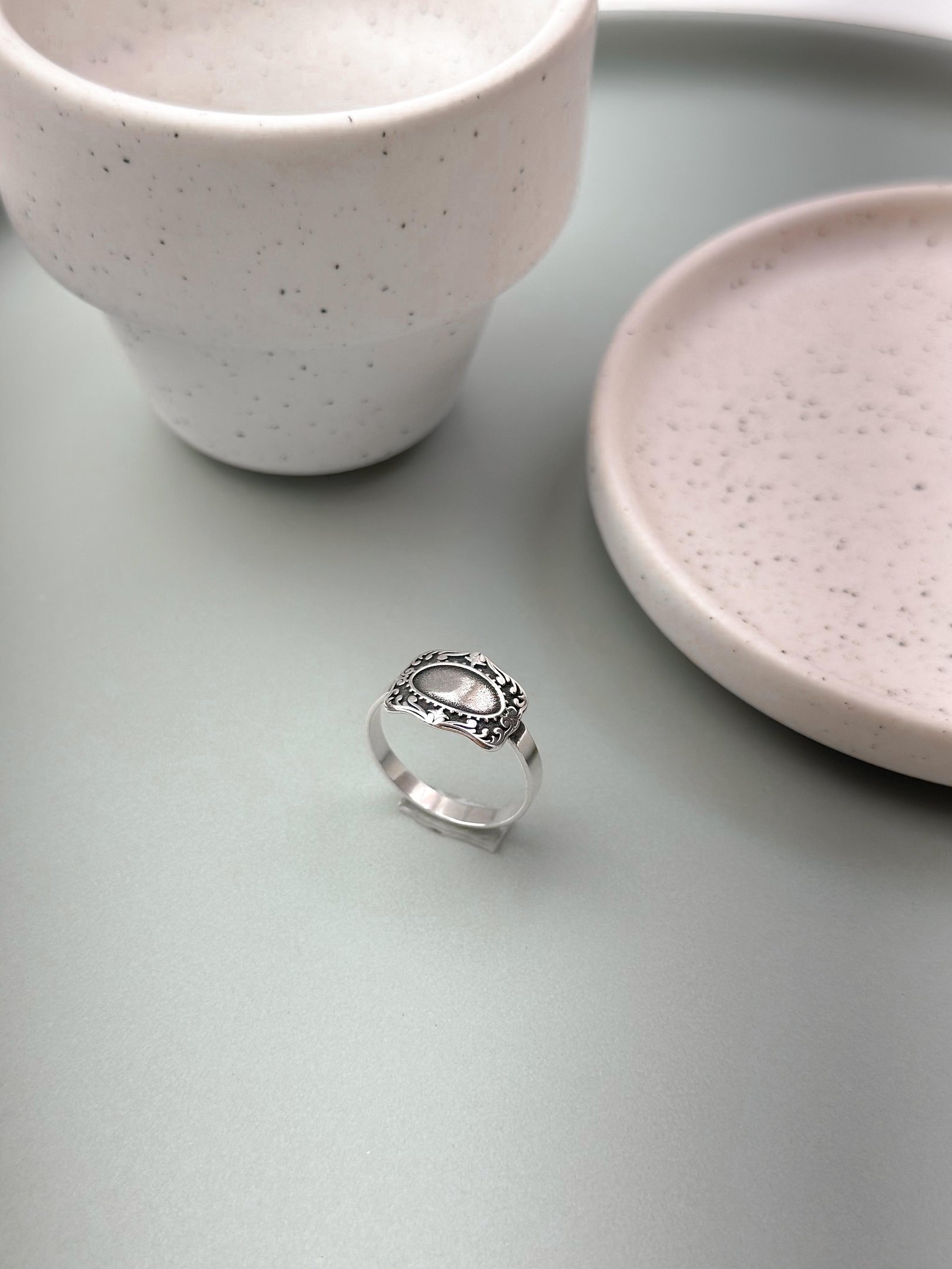 Anel de Prata Personalizável Fivela