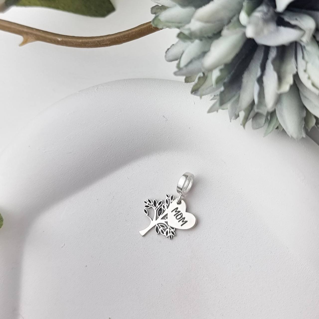 Berloque de Prata Árvore da Vida Mom