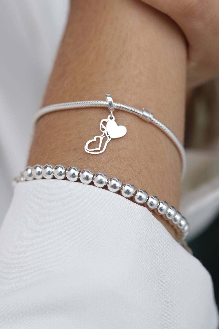 Berloque de Prata Patuá Gerando um Sonho