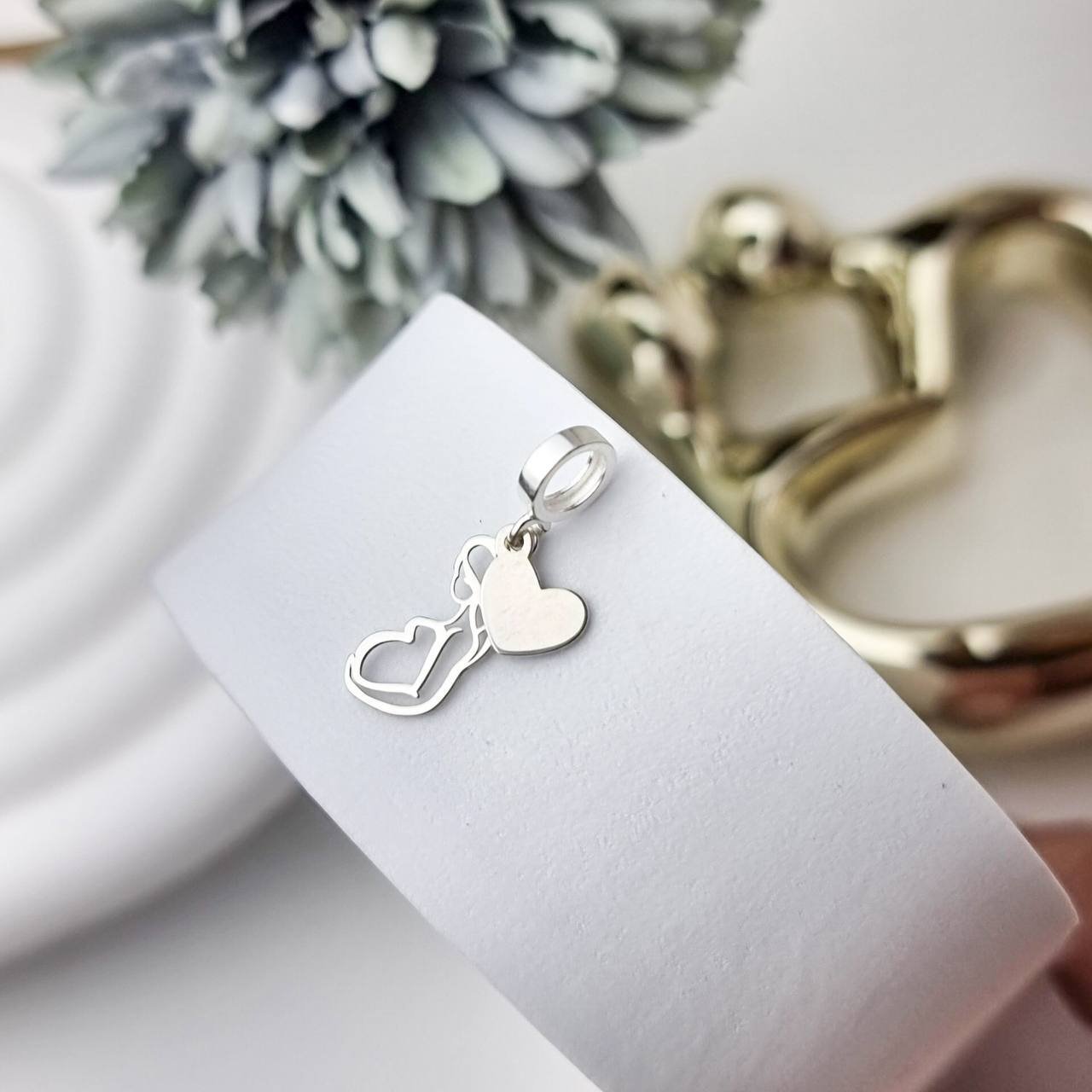 Berloque de Prata Patuá Gerando um Sonho