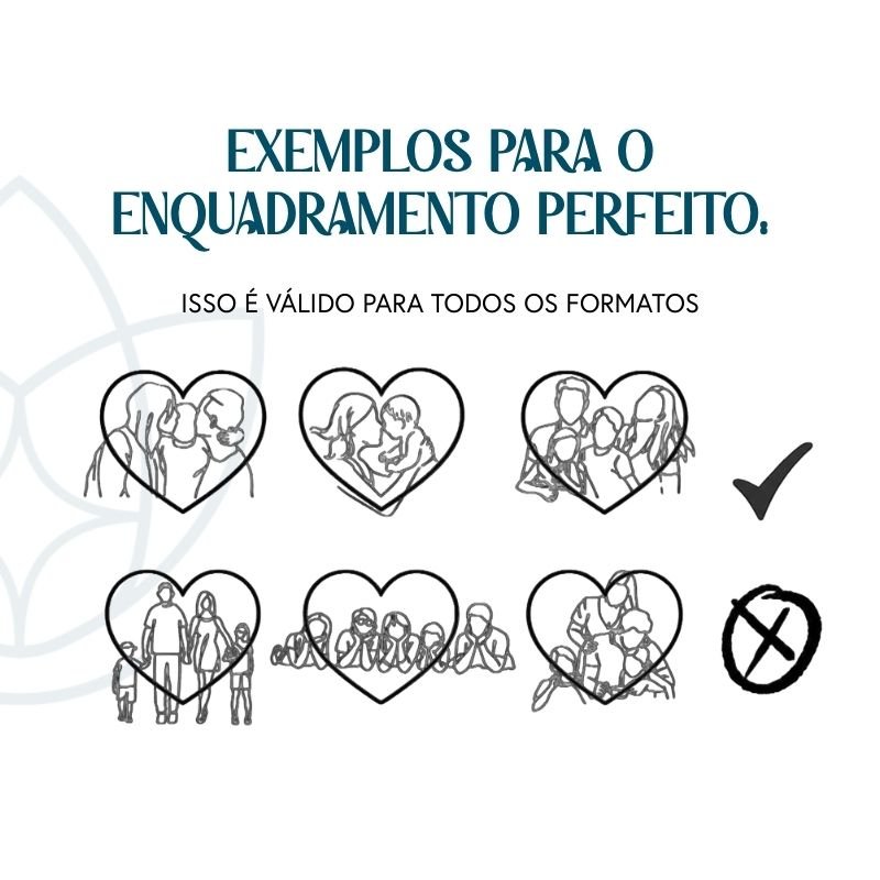 Berloque de Prata Personalizável Foto Coração