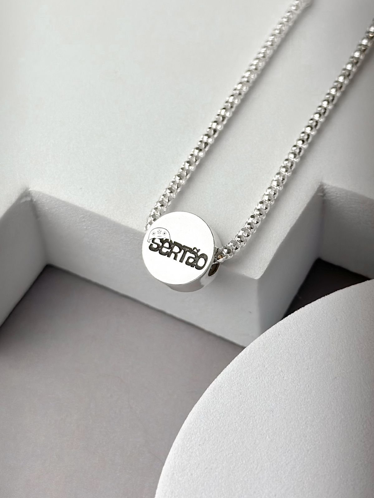 Berloque de Prata Separador Cacto e Sertão