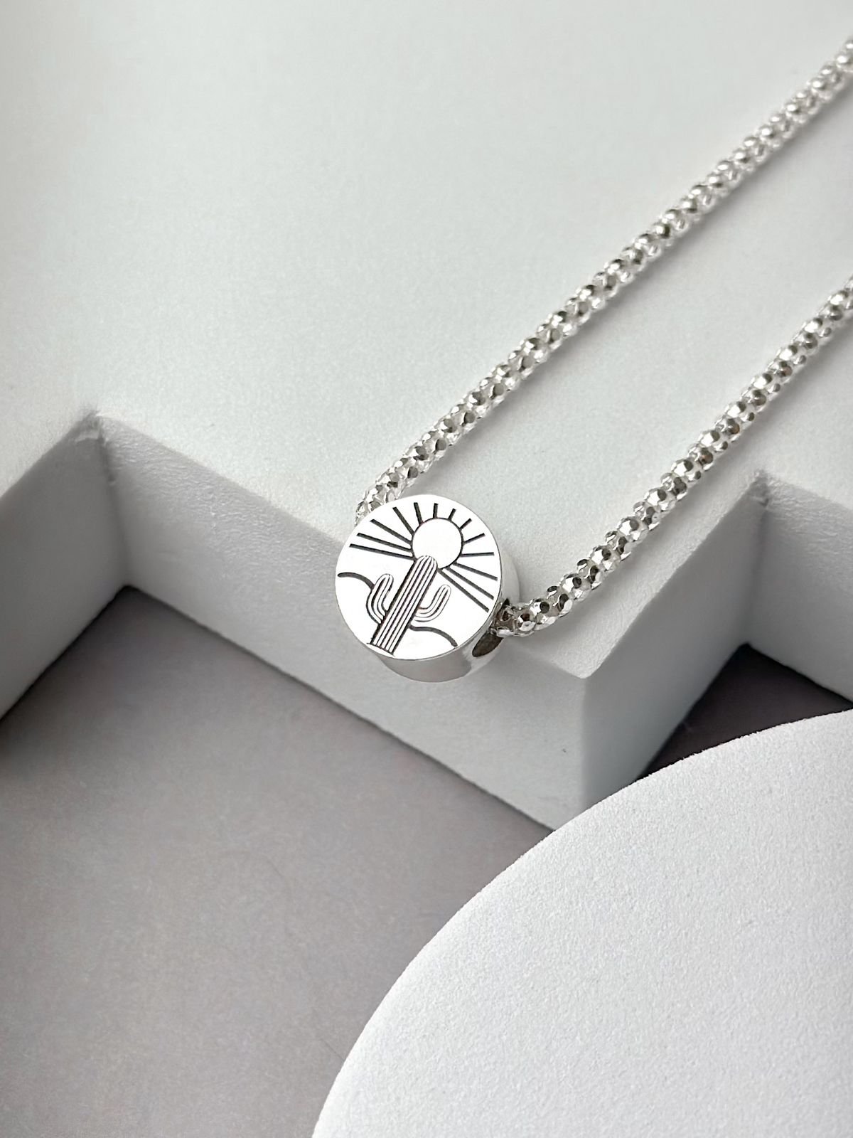 Berloque de Prata Separador Cacto e Sertão