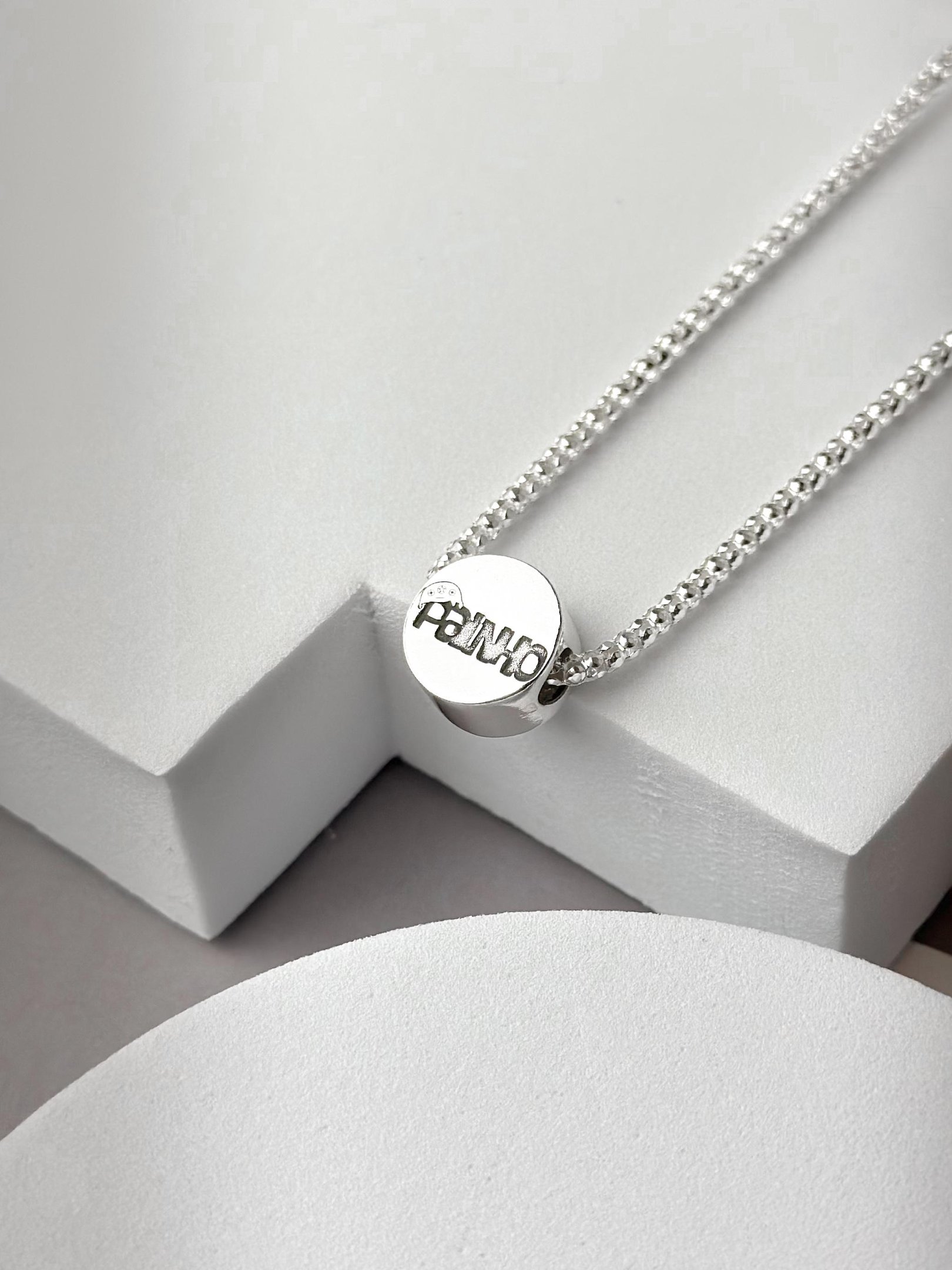 Berloque de Prata Separador Mainha e Painho