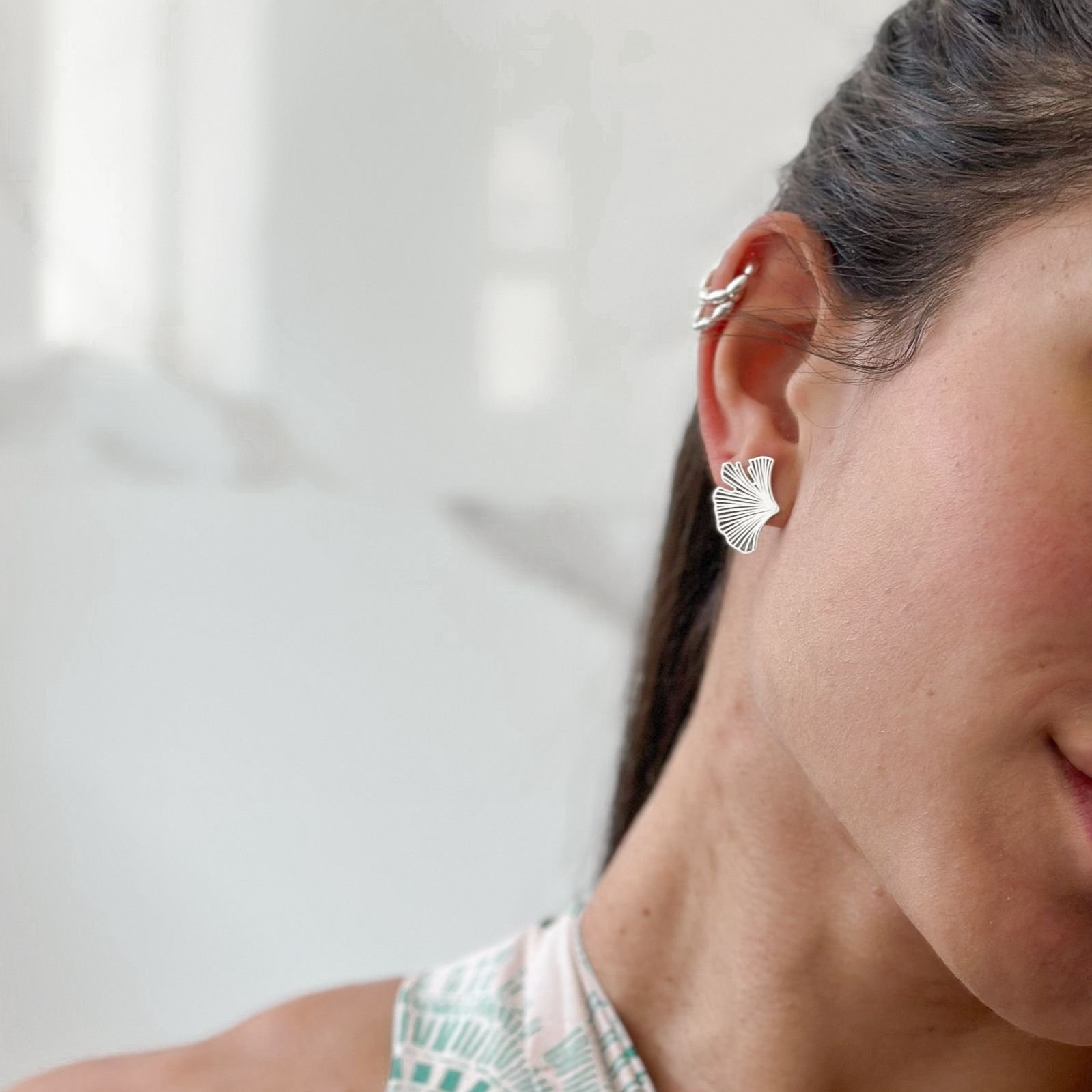 Brinco de Prata Avenca