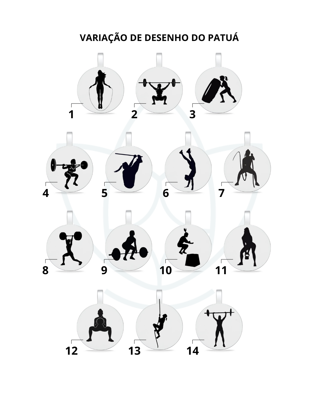 Colar de Prata Cross Training WOD Zircônia