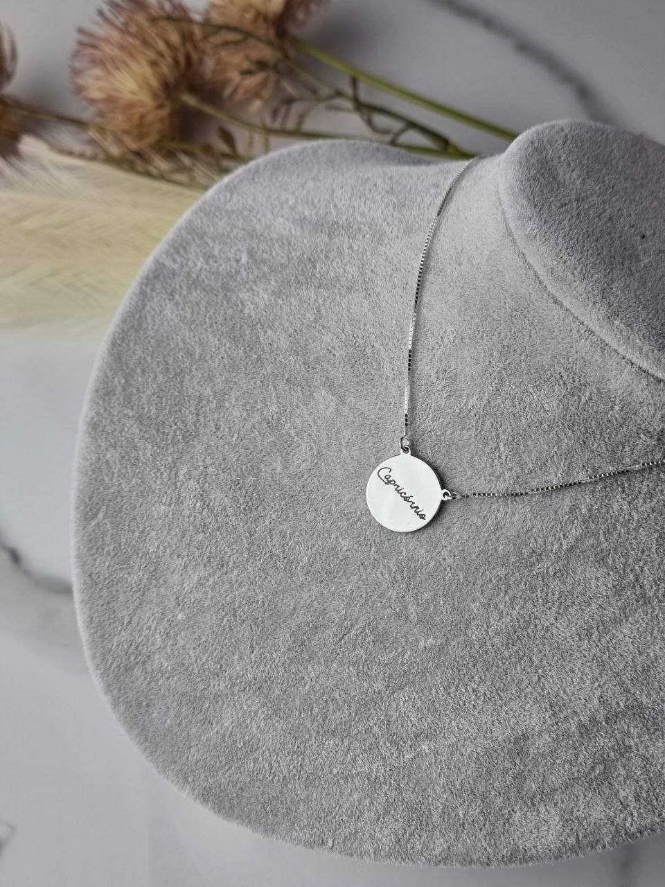 Colar de Prata Medalha Capricórnio