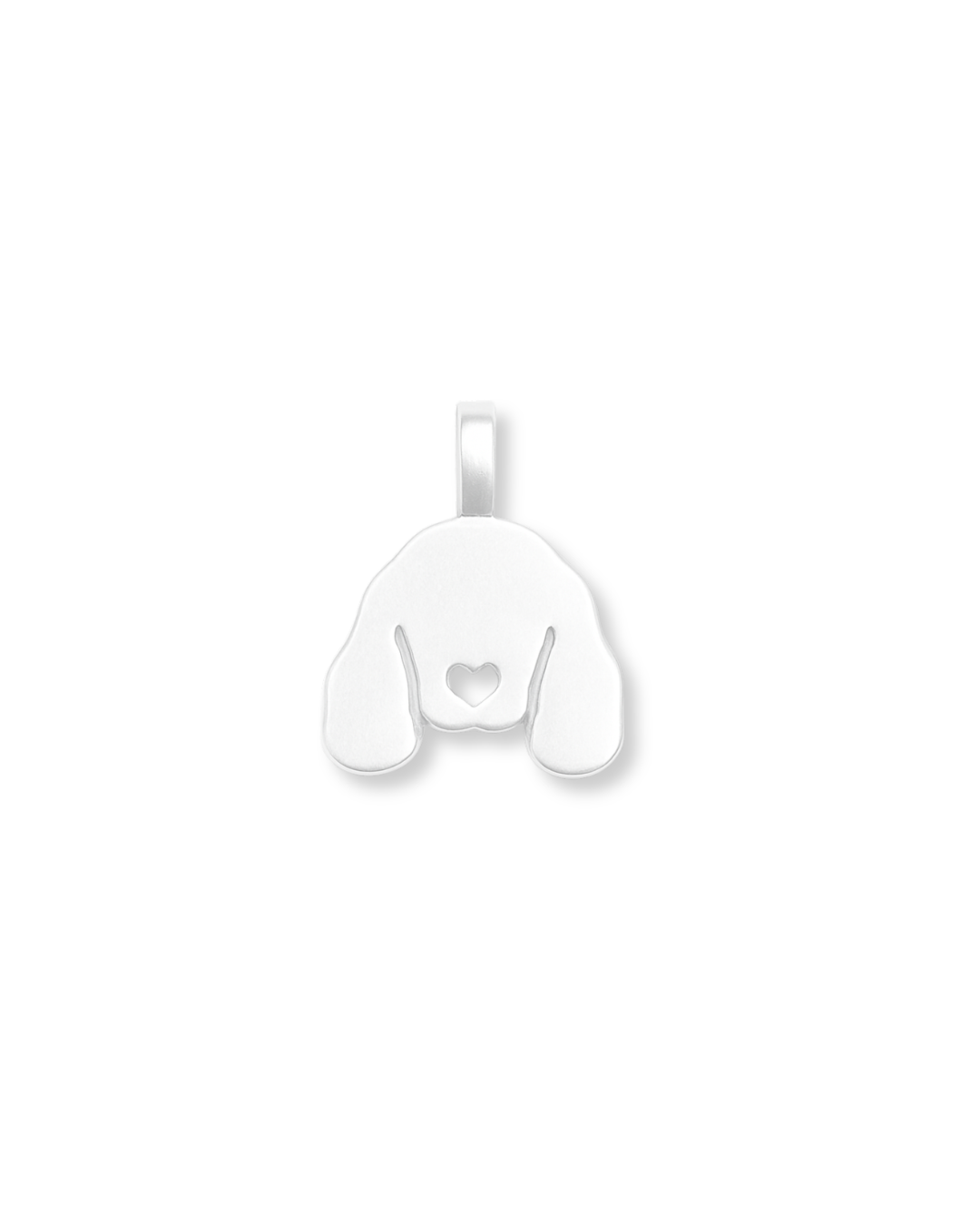 Pingente de Prata Dog Com Contra Argola
