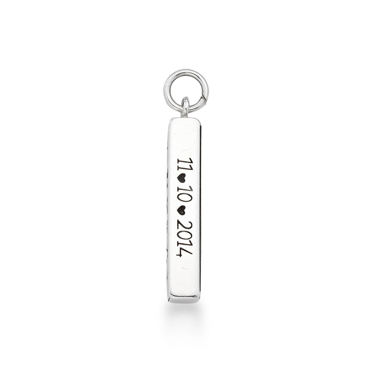 Pingente de Prata Personalizável Palito 24mm
